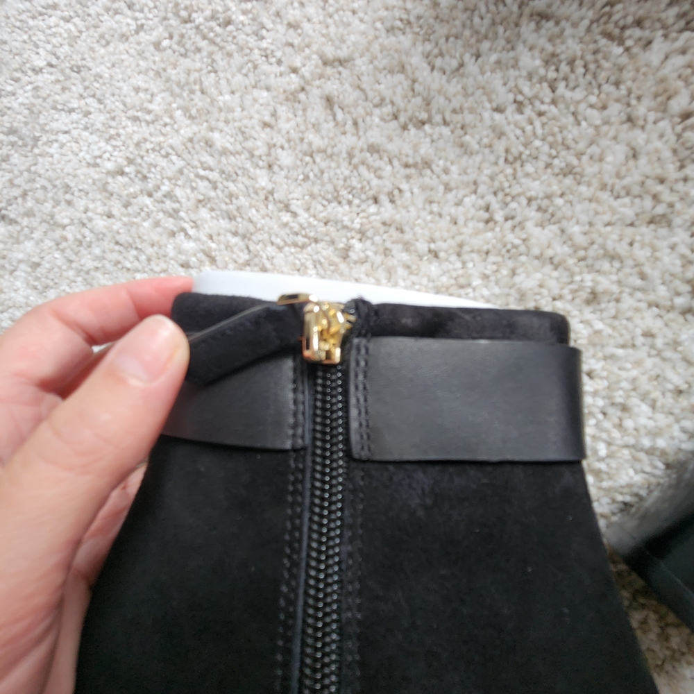 Kate Spade Elegant Black Ankle Boots - Picture 4 of 9